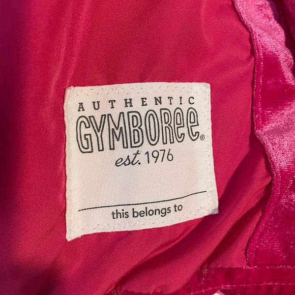 EUC Gymboree 18-24 mo Toddler Girl Hot Pink Velvet Puffer Vest with Pockets - Picture 5 of 6